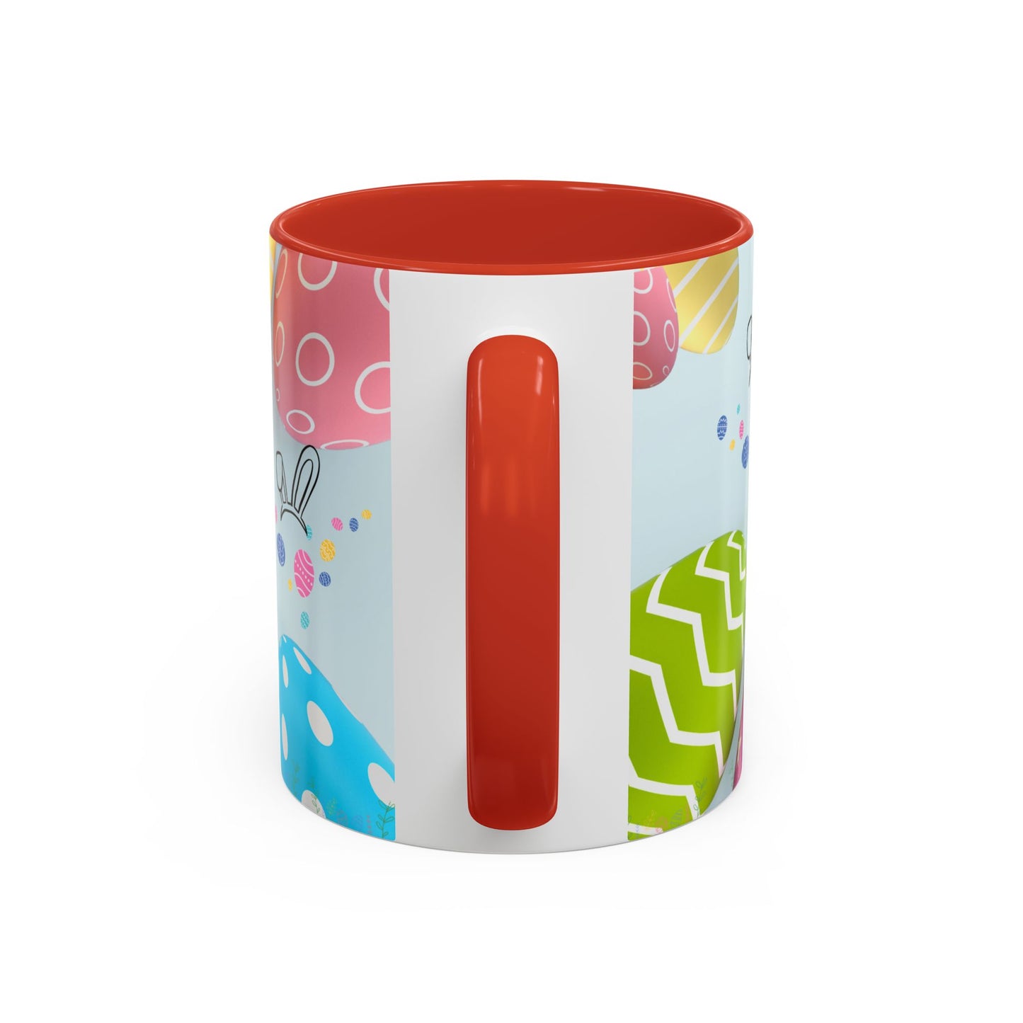 Personalized Easter Coffee Mug — Happy Easter Accent Mug with Name