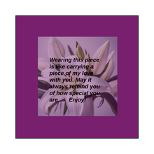 Load image into Gallery viewer, Amethyst purple, white, and golden Bracelet
