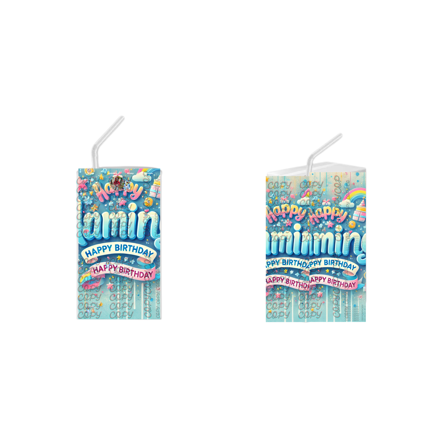 Custom Design: Party Favor Juice Box 6 Pack