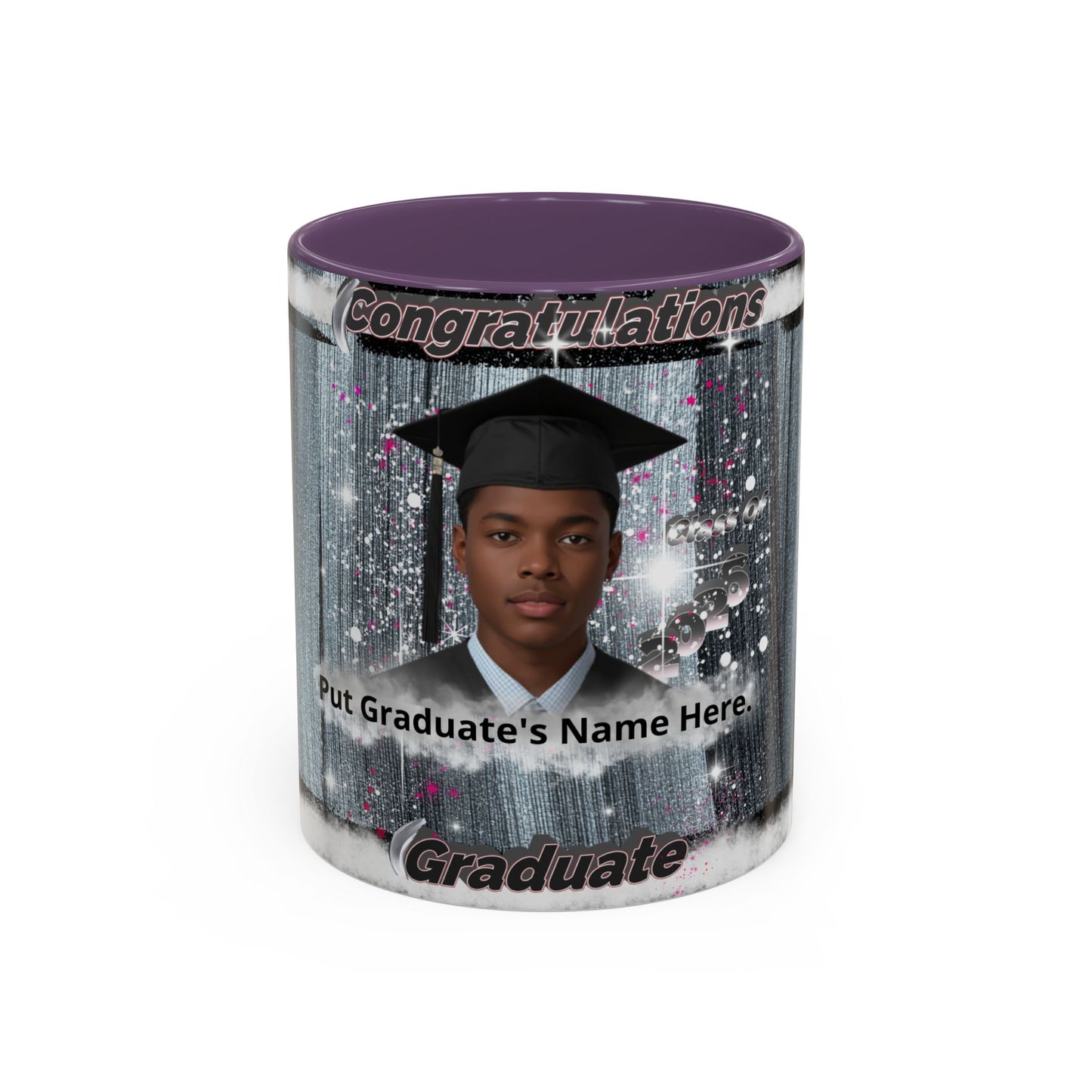 Mug: Personalized Graduation Coffee Mug. Congratulations Graduate Photo Accent 11oz