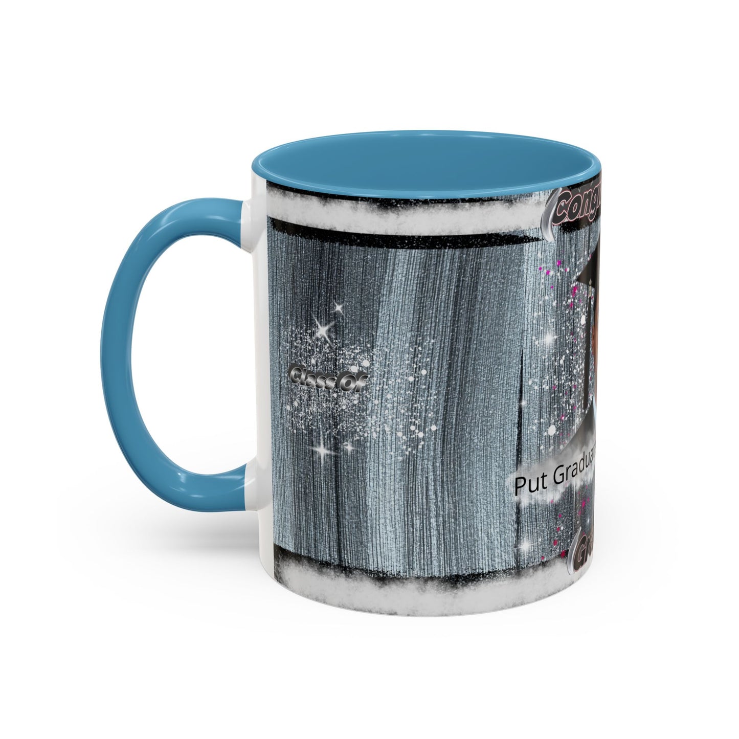 Mug: Personalized Graduation Coffee Mug. Congratulations Graduate Photo Accent 11oz