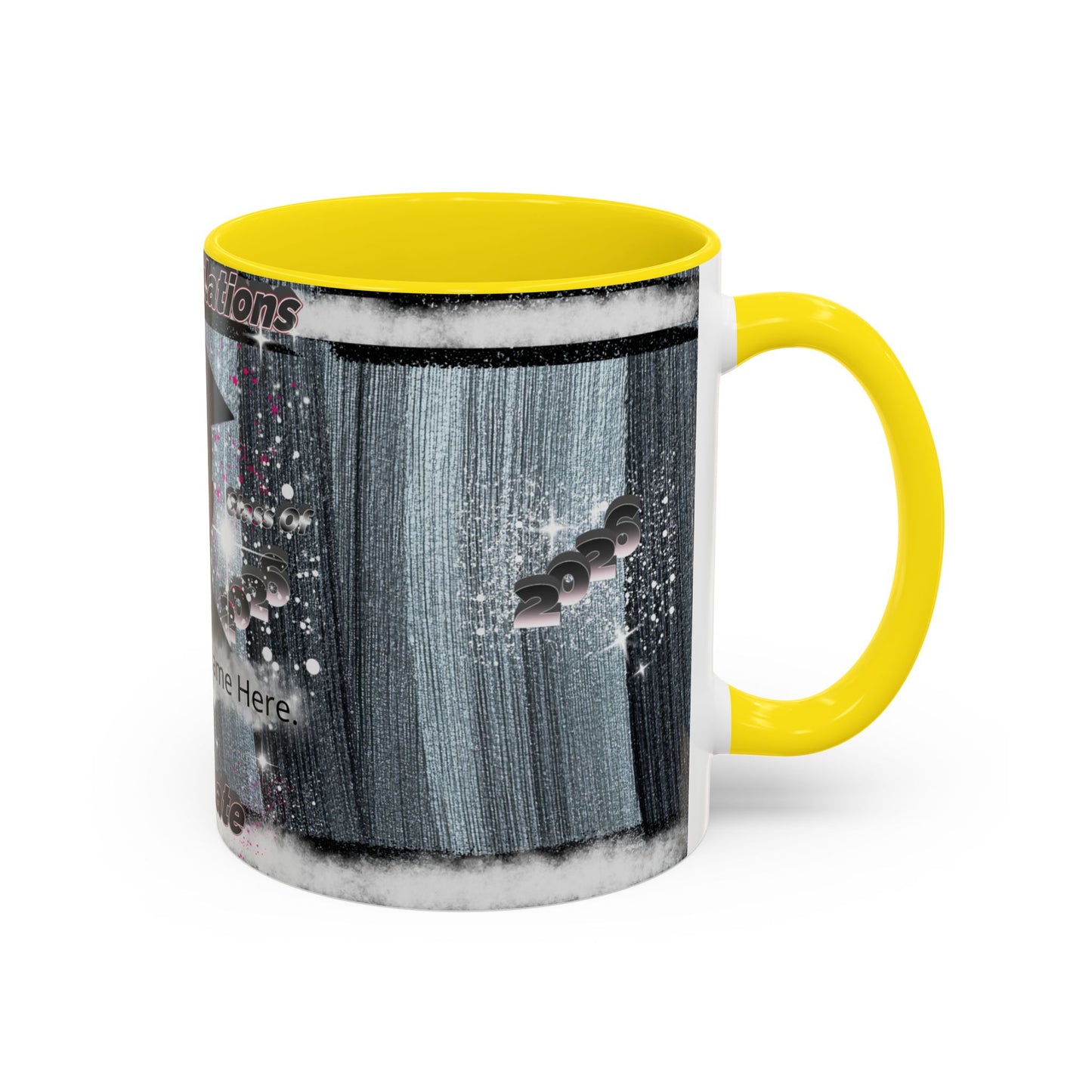 Mug: Personalized Graduation Coffee Mug. Congratulations Graduate Photo Accent 11oz
