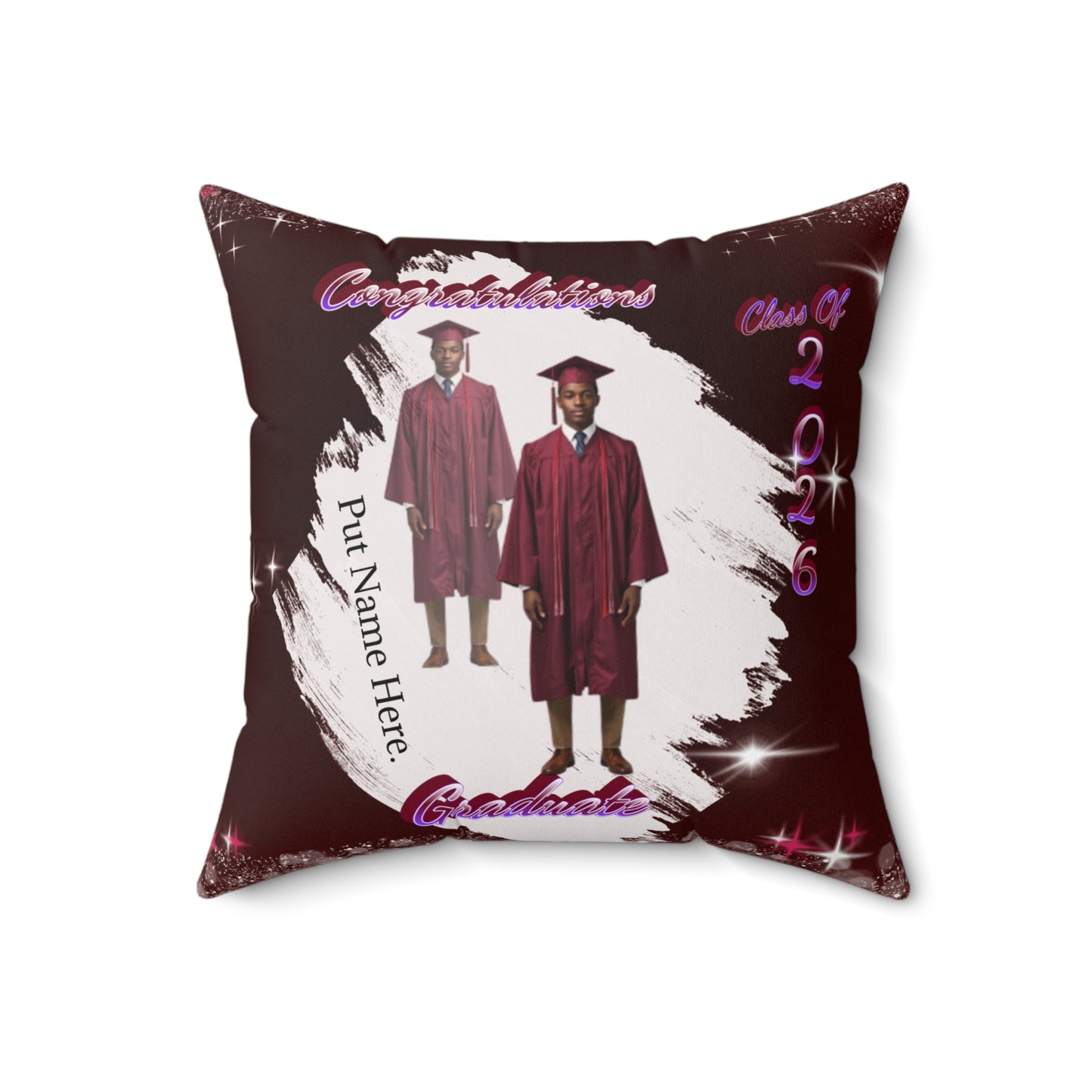 Graduation Photo Pillow Personalized Class of 2016 Keepsake