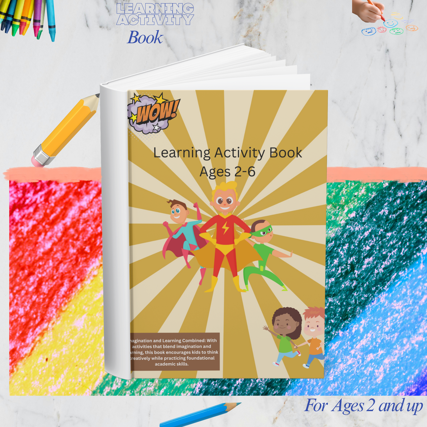Learning Activity Book for Ages 2 and up: This is not a physical product. Digital download only.