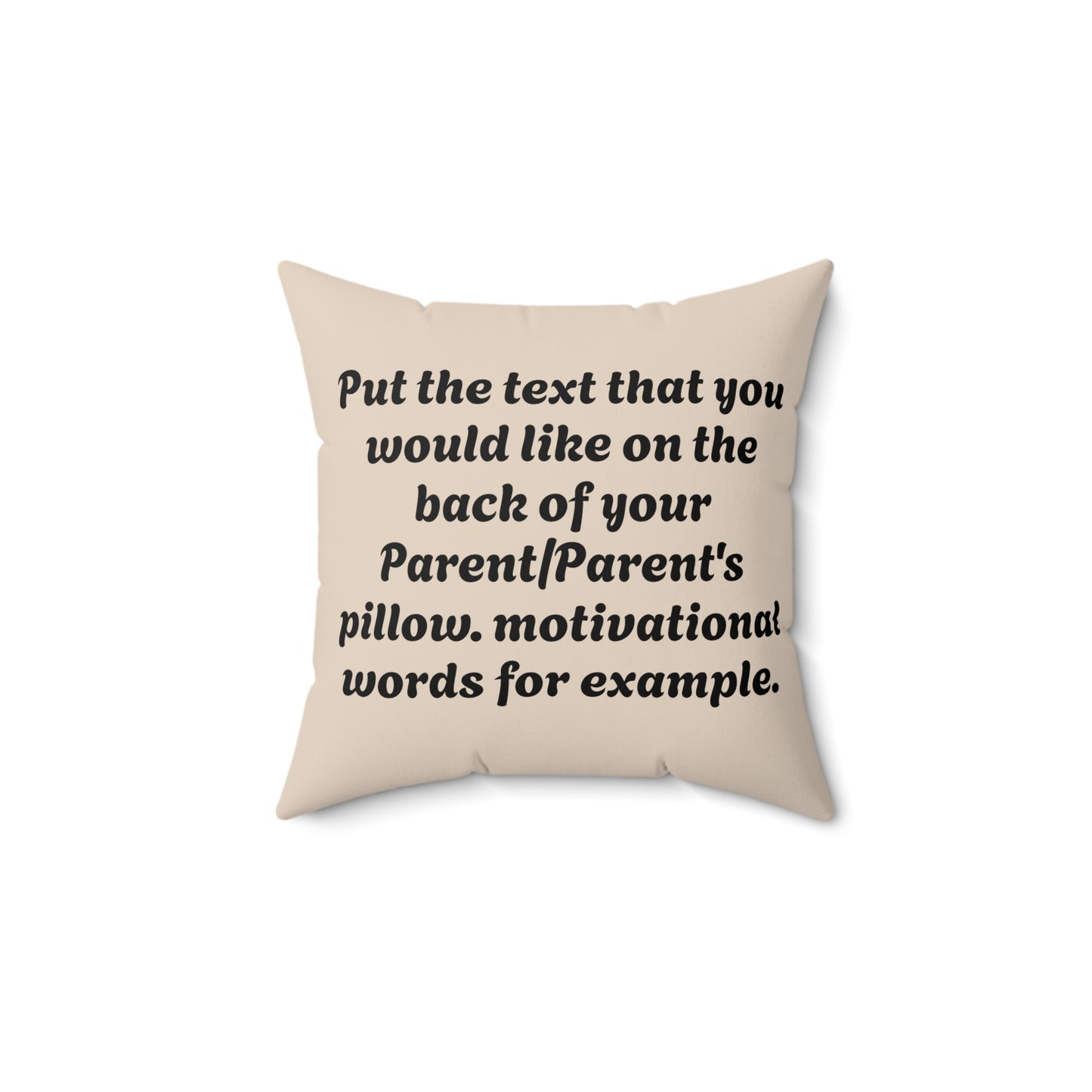 Personalized Parent Photo Pillow Custom 'Put Mom Name Here Put Mom and Dad Name Here' Keepsake