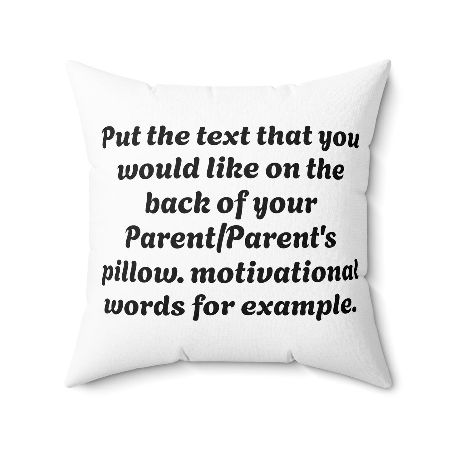 Personalized Photo Pillow Custom Names & Message Throw Pillow for Parents