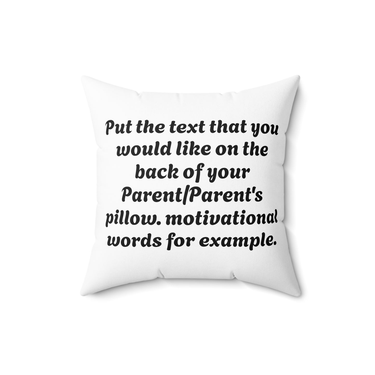 Personalized Photo Pillow Custom Names & Message Throw Pillow for Parents