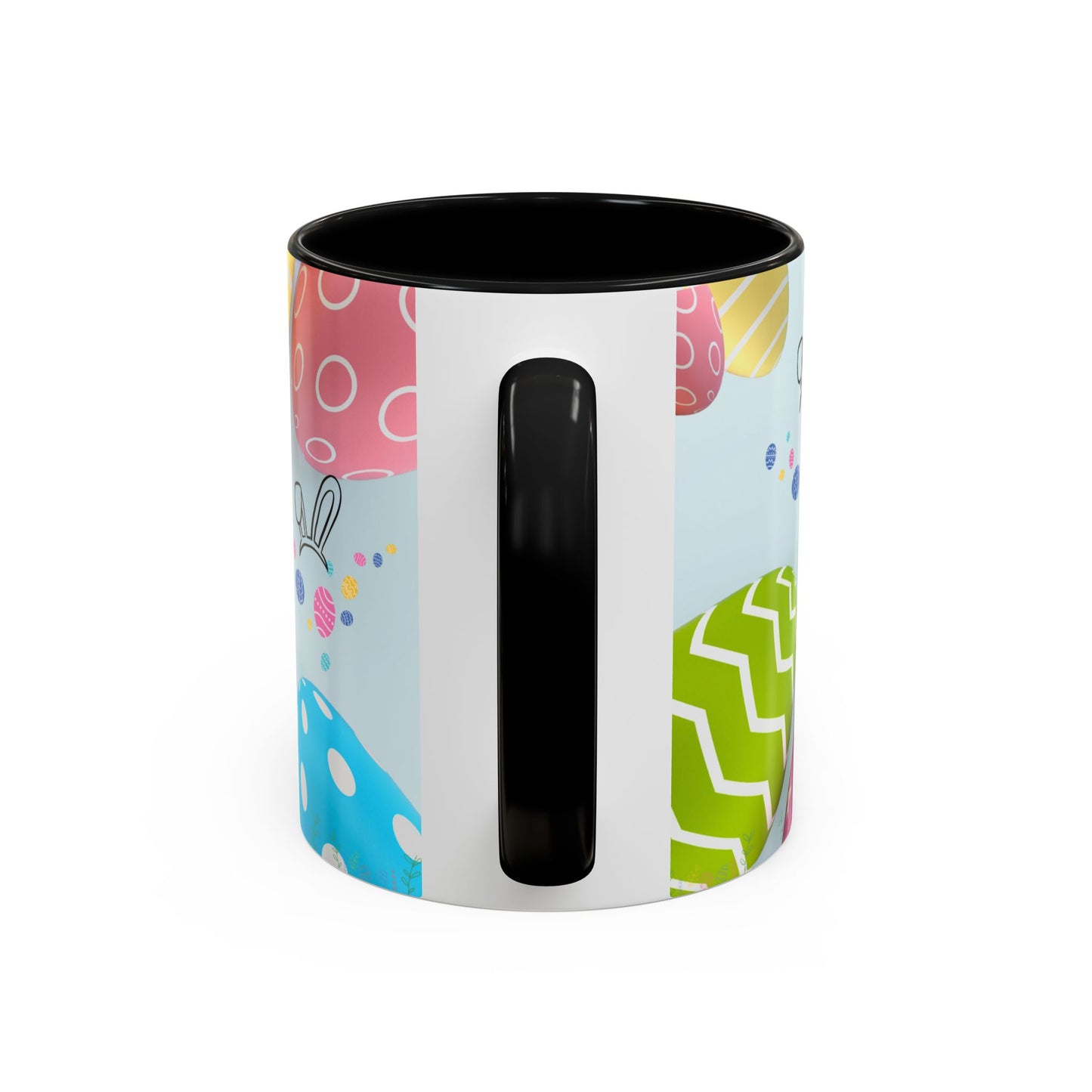 Personalized Easter Coffee Mug — Happy Easter Accent Mug with Name