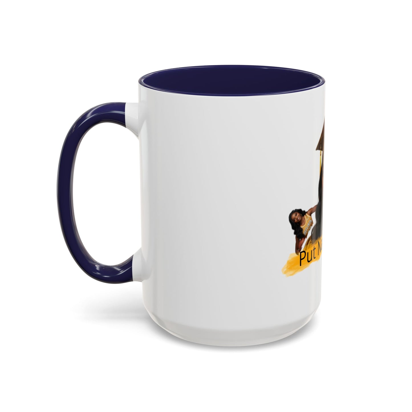Custom Graduation Coffee Mug Personalized Put Name Here Grad Photo Accent Mug (11/15 oz)