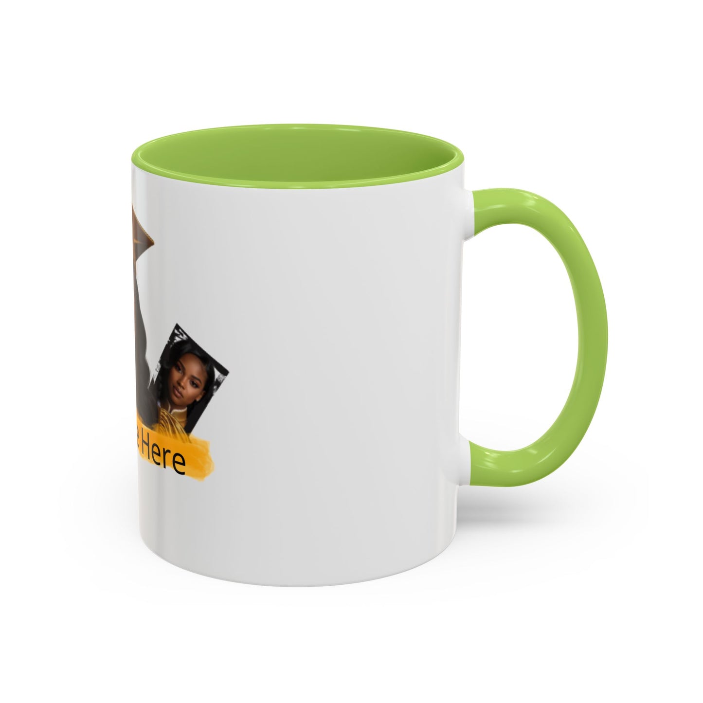 Custom Graduation Coffee Mug Personalized Put Name Here Grad Photo Accent Mug (11/15 oz)