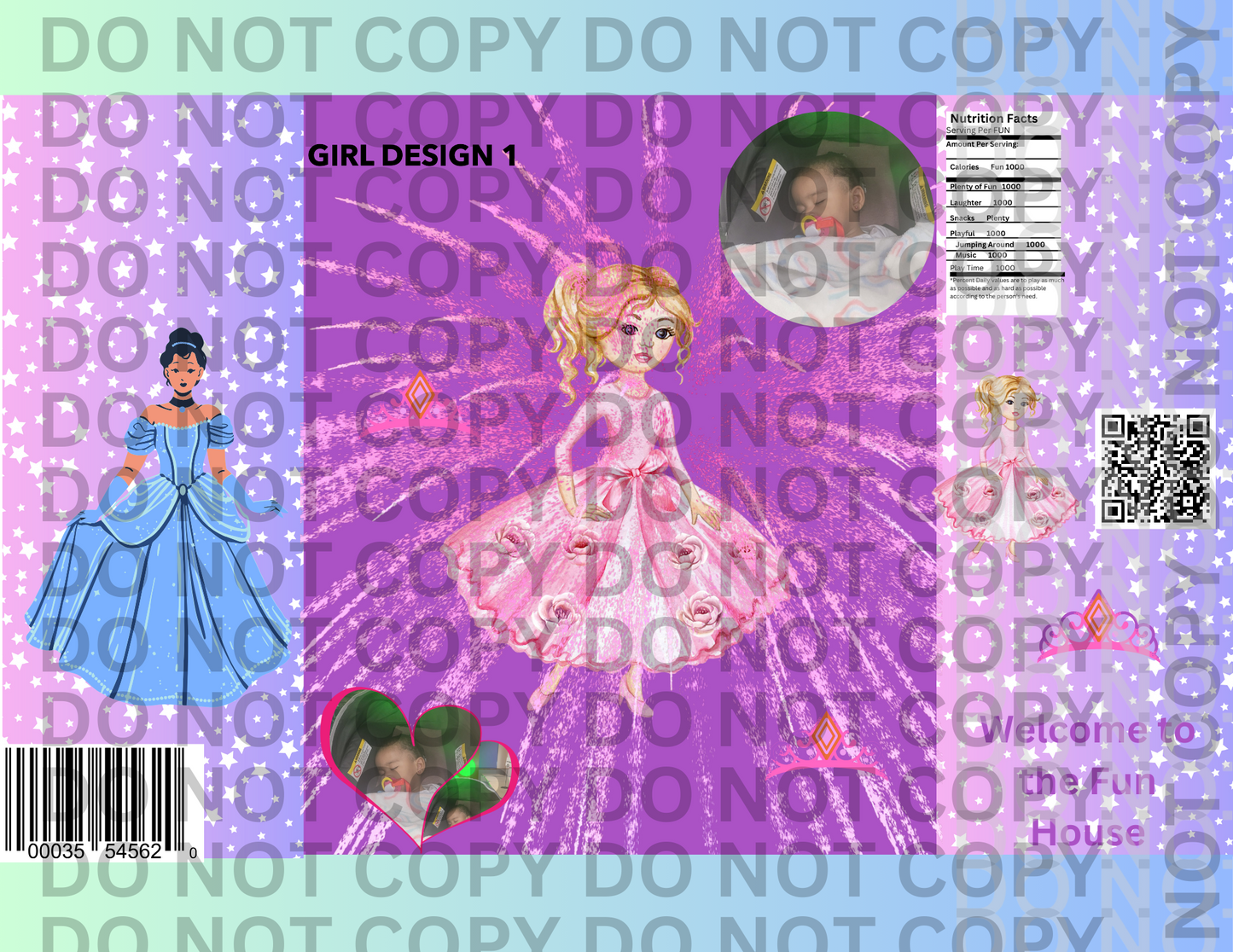 Custom Made: Party Favor standard size bag chips 6 Pack