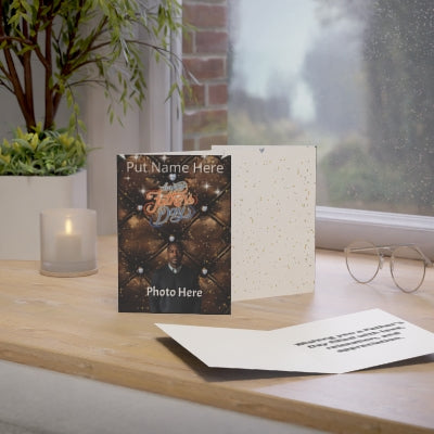 Father's Day Template 3: Personalized Father's Day Greeting card. This is a Digital Download. No Physical product will be delivered.