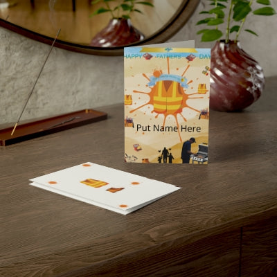 Father's Day Template: Personalized name and special message Father's Day greeting card
