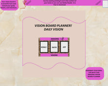 Load and play video in Gallery viewer, Vision Board Planner. This is an amazing way to visualize all of your manifestations.
