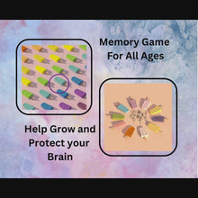 Load and play video in Gallery viewer, Memory Card Game Set 2. Help Grow and protect your Brain! Different Random pictures.
